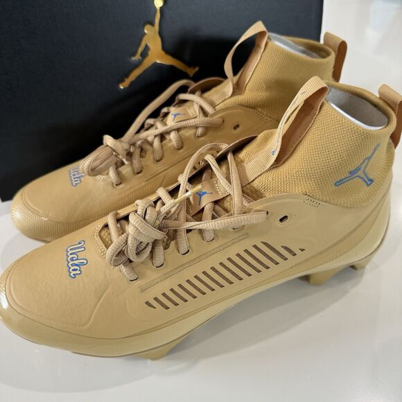 Nike Jordan Vapor Edge Pro 2 PE UCLA Bruins Football Cleats HF5561-700 Size 10.5
